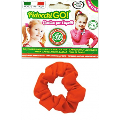 PIDOCCHI GO ELASTIC BAND FOR HAIR WITH NATURAL ESSENTIAL OILS FOR HEAD LICE PROTECTION 1 PIECE